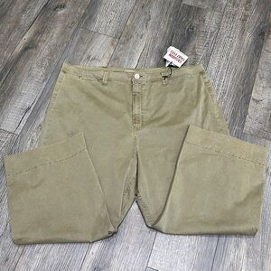 NWT Celebrity Pink safe green capris. Size 20 women’s. Waist flat 21”.